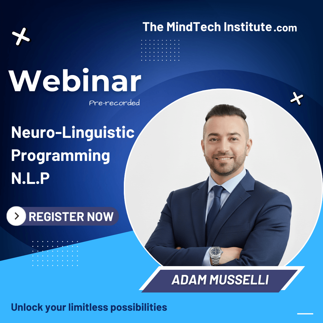 Neuro-Linguistic Programming NLP Webinar The MindTech Institute